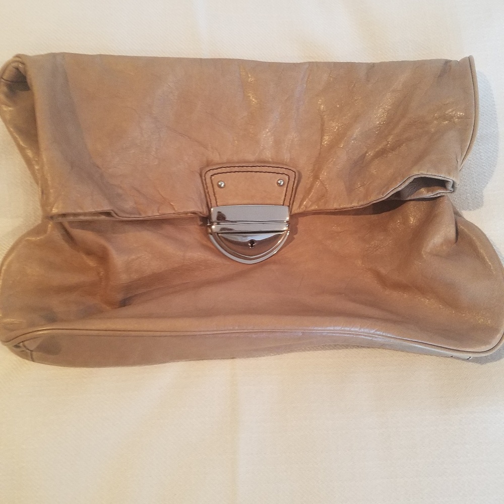 Cynthia Rowley butter soft leather clutch
